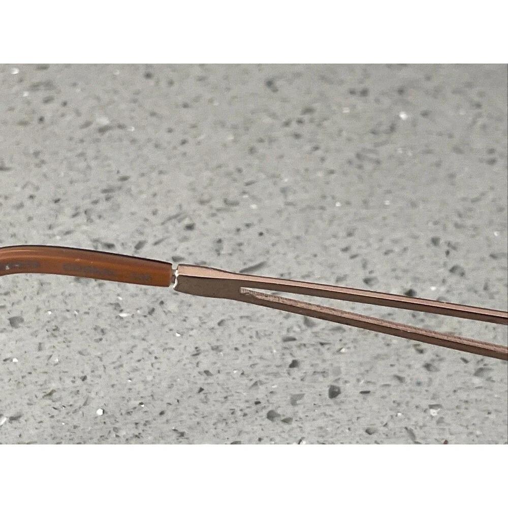 Indie GRETA COGNAC SHINY BROWN EYEGLASSES GLASSES METAL FRAMES ONLY 51-18-140
